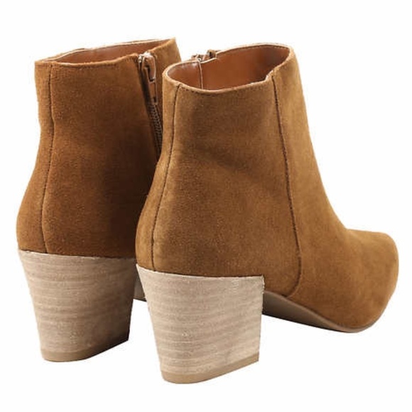 New Womens Kensie Ankle Booties Boots Brown - Picture 3 of 15